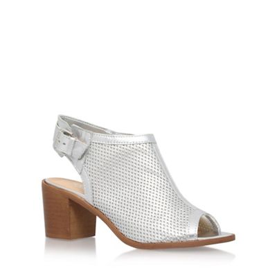 Carvela Silver 'Audrey' high heel sandal